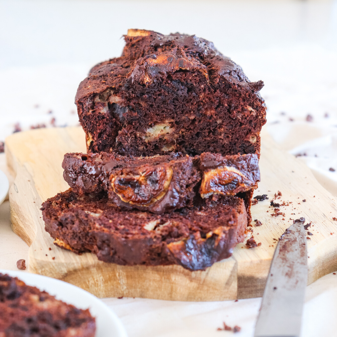 healthy paleo chocolate banana bread recipe