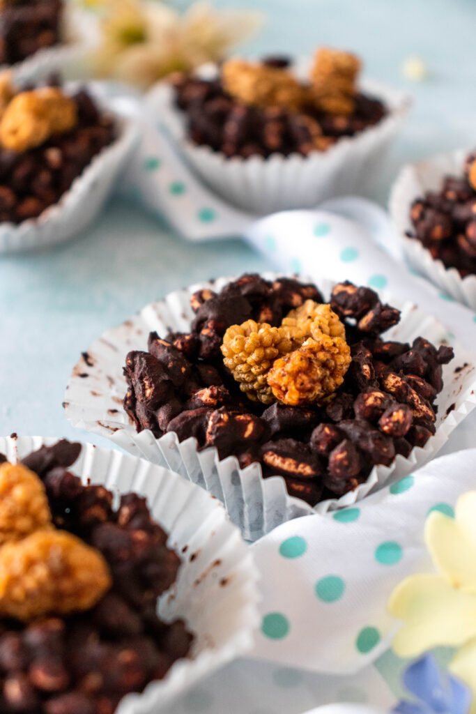 Healthy Dairy and Gluten Free Chocolate Nests