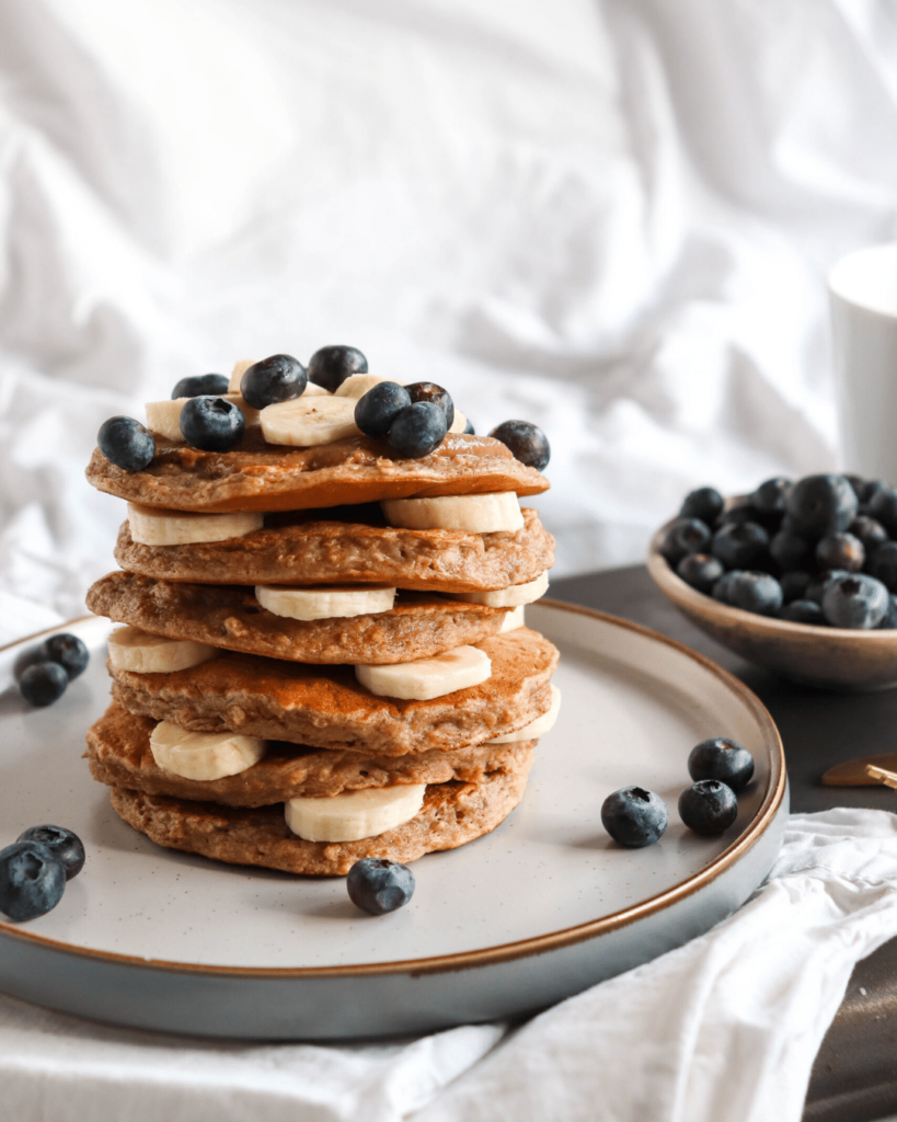 healthy banana oats pancakes