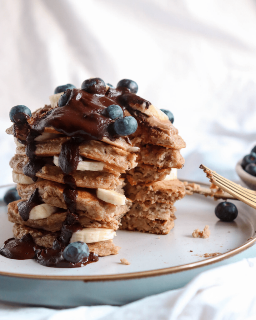 Banana Oat Pancakes