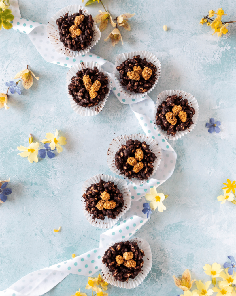 Gluten free chocolate Easter nests