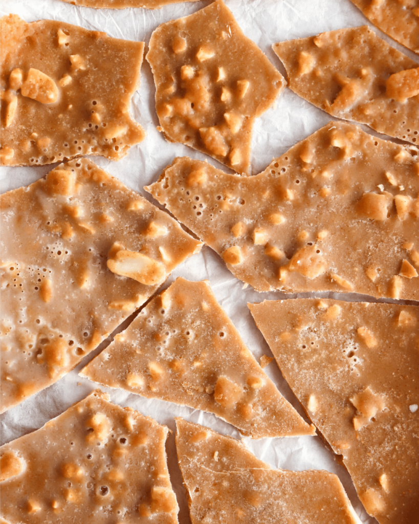 Dairy FreePeanut Butter Brittle