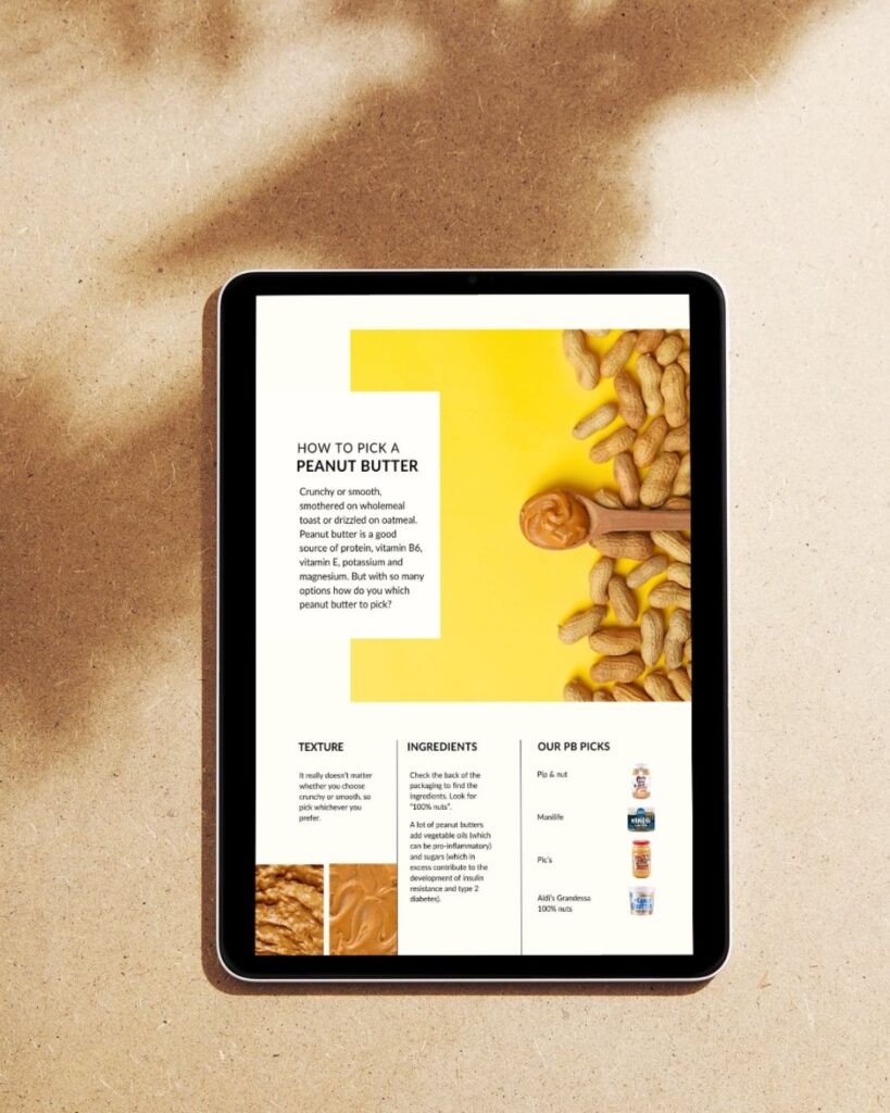nutrition writing for wellness brands