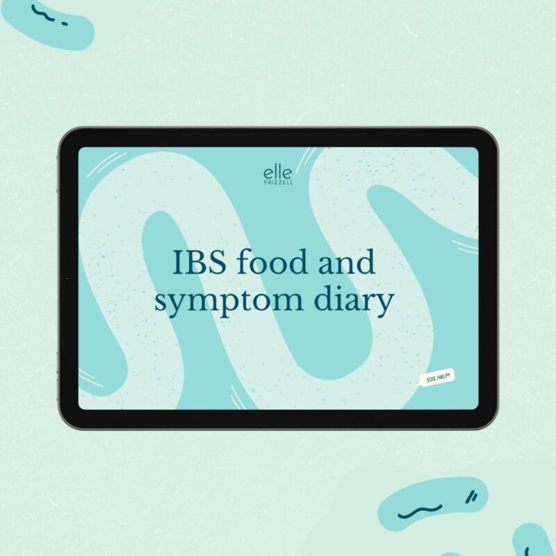 IBS food and symptom diary